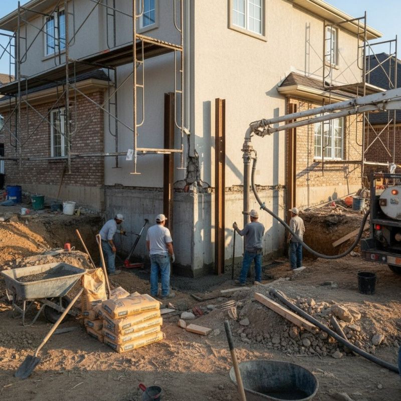 Foundation Pad Construction