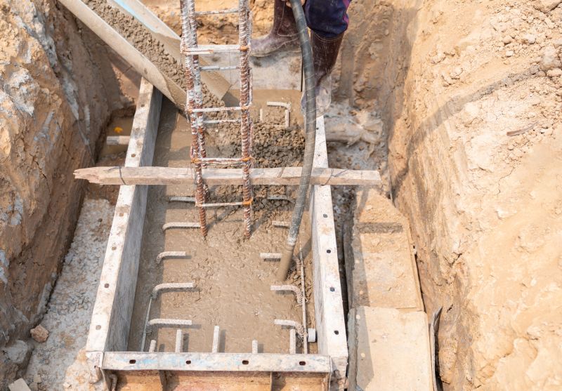 Poured Foundation Installation in Greenville, SC